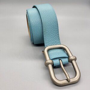 Miu Miu Blue Leather Belt